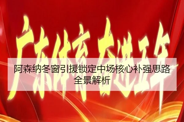 阿森纳冬窗引援锁定中场核心补强思路全景解析